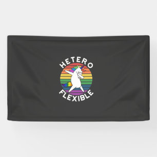 Hetero Flexible LGBT Lesbian Gay bisexual Trans Banner