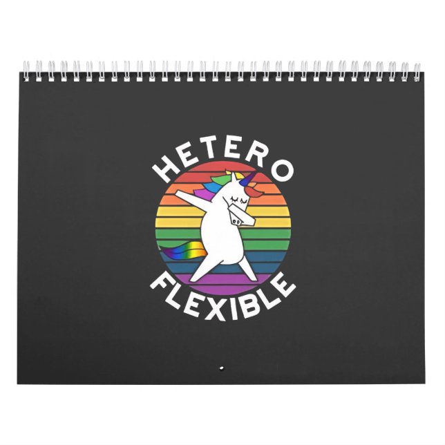 Hetero Flexible LGBT Lesbian Gay bisexual Trans Calendar (Cover)