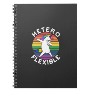 Hetero Flexible LGBT Lesbian Gay bisexual Trans Notebook
