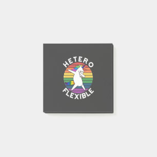 Hetero Flexible LGBT Lesbian Gay bisexual Trans Post-it Notes