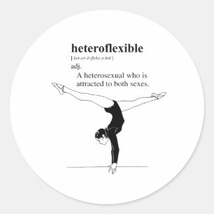 HETEROFLEXIBLE CLASSIC ROUND STICKER
