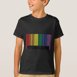 Heteroflexible Funny Yoga Unicorn Queer Ally Gay P T-Shirt