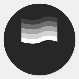 Heterosexual LGBT Pride Equality Flag Gift Classic Round Sticker