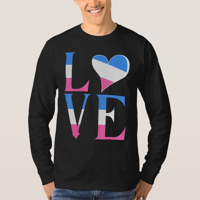 Heterosexual Pride Flag Love Support Men Women Boy T-Shirt (Front)