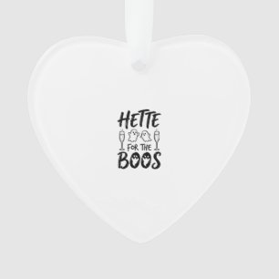 Hette For The Boos Halloween Ghost Party Shirt Des Ornament