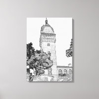 Heublein Tower - Connecticut Sketch Art