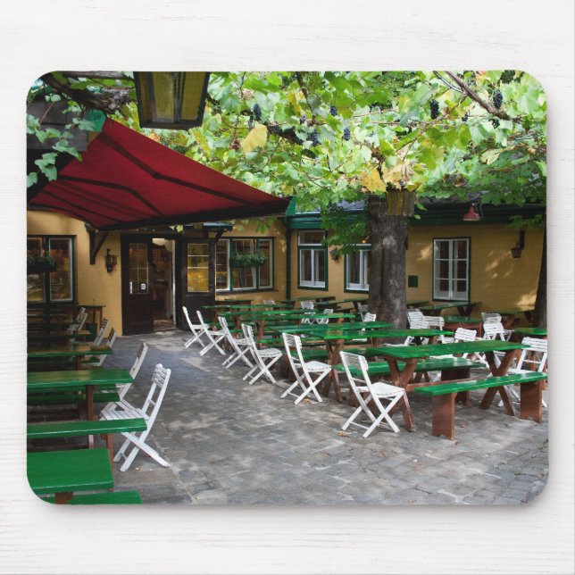 Heuriger In Grinzing Mouse Pad (Front)