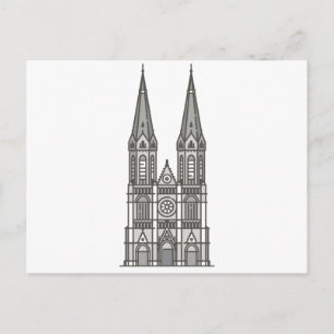 Heuvelse kerk tilburg netherlands World Landmark Postcard