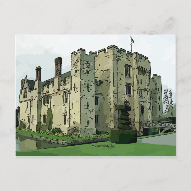 Hever Castle Design 2 Postcard (Front)