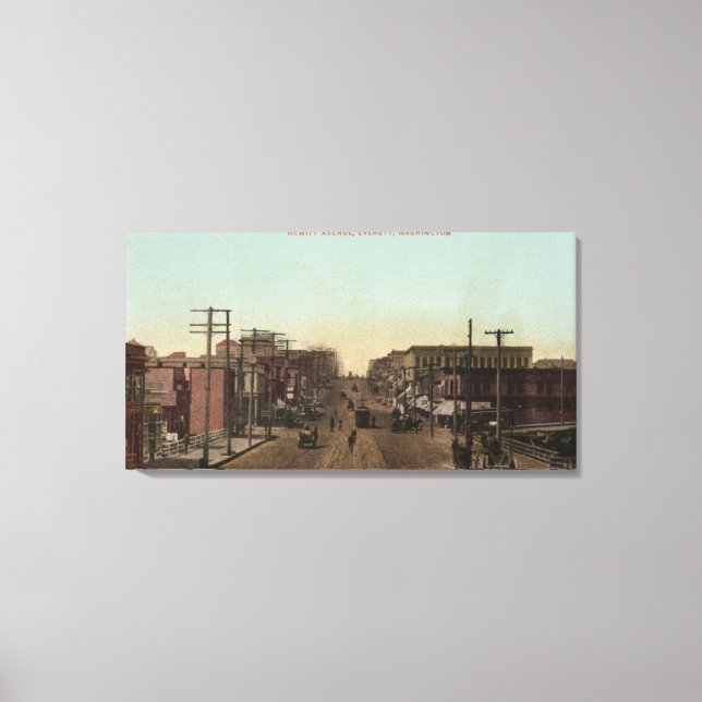 Hewitt Avenue View Canvas Print (Front)