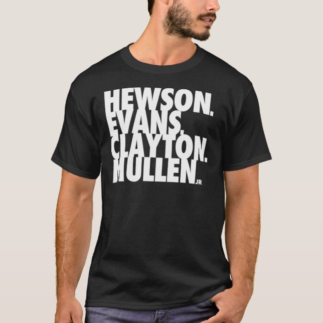 Hewson Evans Clayton and Mullen Classic T-Shirt (Front)