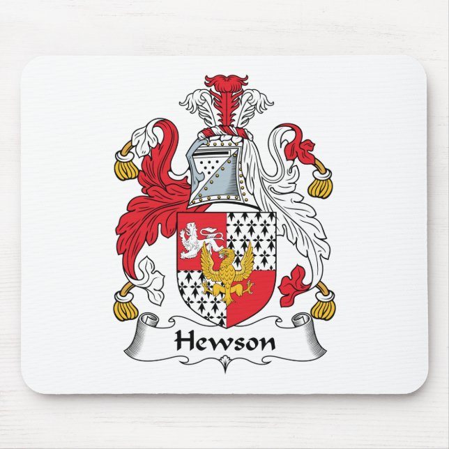 Hewson Family Crest Mouse Pad (Front)