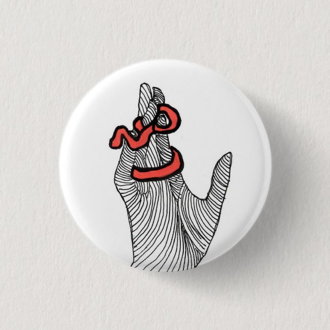 hex 3 cm round badge (Front)