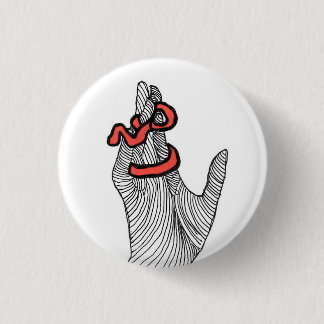 hex 3 cm round badge