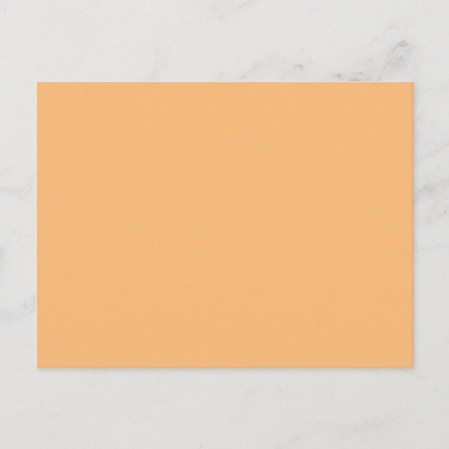 Hex Colour #FABA77, Brandy Postcard (Front)