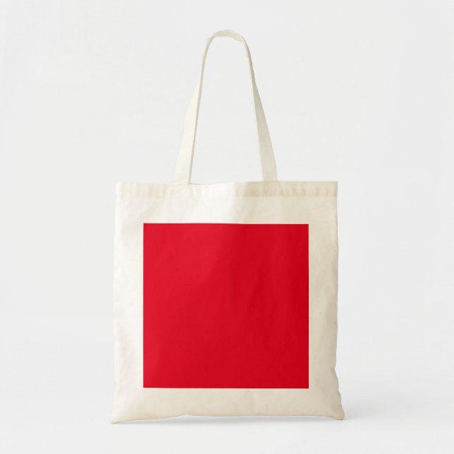 Hex E6001D, Bean Red  Tote Bag (Front)