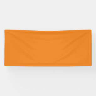 Hex #F17F17, Dark Salmon Vinyl Banner