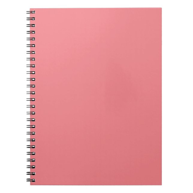 Hex #F1838A Spiral Notebook (Front)