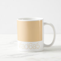 Hex FAD6A5 Warm Pale Orange Peach Minimalist