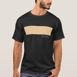 Hex FAD6A5 Warm Pale Orange Peach Minimalist T-Shirt