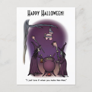 Hex Mex Halloween Postcard