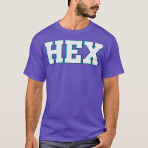 Hex Neon Sign Typography T-Shirt