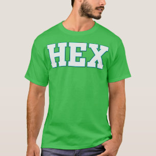 Hex Neon Sign Typography T-Shirt