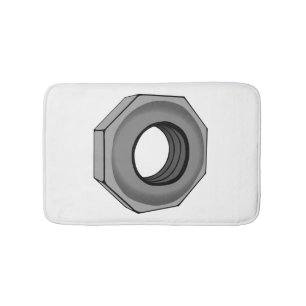 Hex Nut Bath Mat