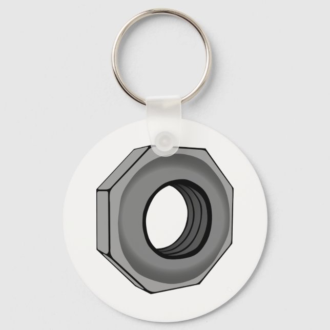 Hex Nut Key Ring (Front)