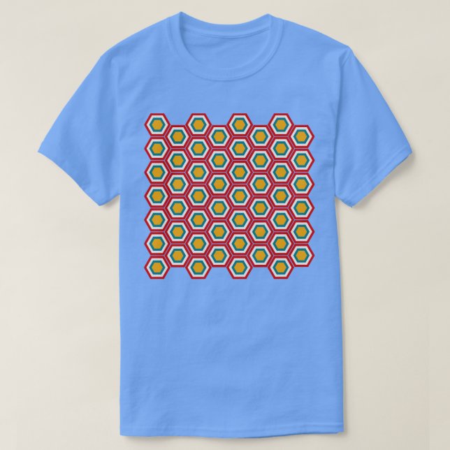 Hex Pattern 2 T-Shirt (Design Front)