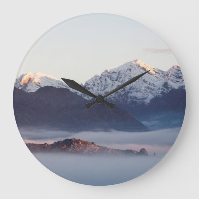 Hex River Mountains At Sunrise, Western Cape Large Clock (Front)