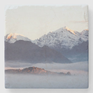 Hex River Mountains At Sunrise, Western Cape Stone Coaster