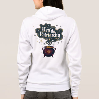 Hex the Patriarchy - Feminist Witchy Aesthetic Hoodie