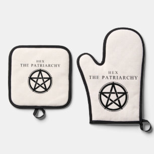 Hex The Patriarchy Oven Mitt & Pot Holder Set