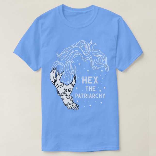 Hex the Patriarchy Witch T-Shirt (Design Front)