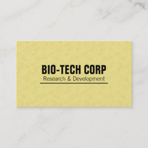 Hex Yellow Business Card