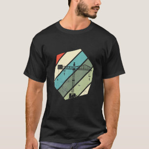 Hexa Retro Heavy Equipment Operator Crane Operator T-Shirt