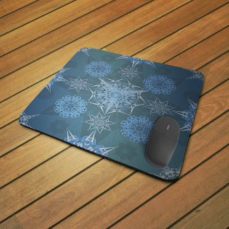 Hexa triangles yantra petals inscription  mouse pad