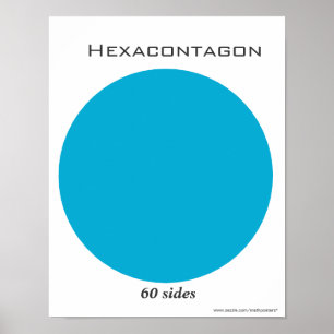 Hexacontagon Poster of Polygon