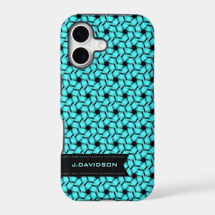 HeXaGoN Aqua Weave Pattern iPhone 5 Case