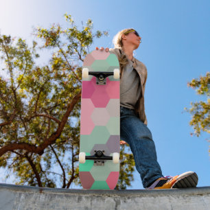 Hexagon color, skateboard