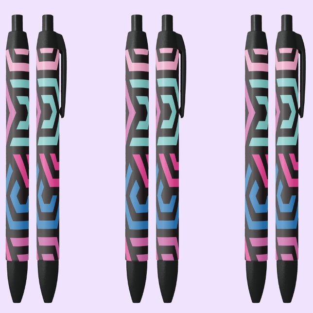 Hexagon Geometric Pattern              Black Ink Pen (Creator Uploaded)