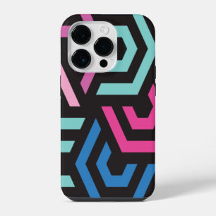 Hexagon Geometric Pattern                iPhone 14 Pro Case