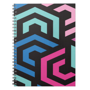 Hexagon Geometric Pattern           Notebook