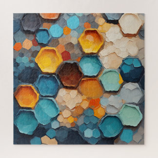 Hexagon Impressions Jigsaw Puzzle