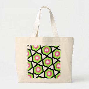 Hexagon Large Tote Bag