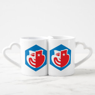 Hexagon Logo Nesting Mugs
