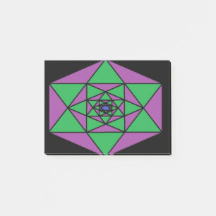 Hexagon Mandala Post-it Notes