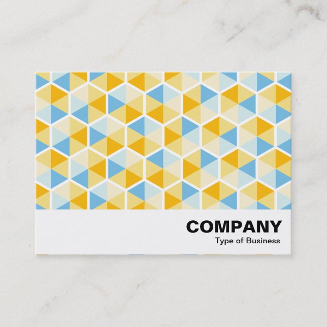Hexagon Pattern 03 Business Card (Front)