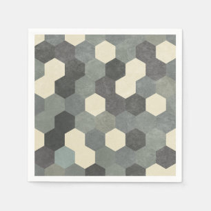 Hexagon Pattern Napkin